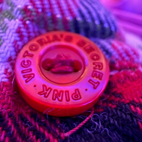 HTF PINK VICTORIAS SECRET RED PLAID FLANNEL PANTS - Picture 8 of 12